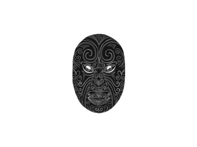 毛利面具刮板(Maori Mask Scratchboard)