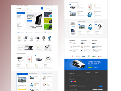 Maria 电子商务网站模板(Maria E-commerce web template)
