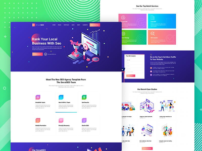 Smart Seo-营销和数字代理模板(Smart Seo- Marketing & Digital Agency Template)