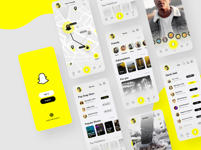Snapchat应用重新设计(Snapchat App Redesign)