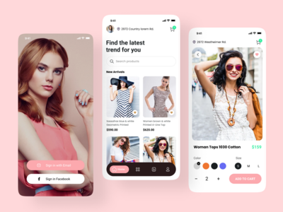 商店应用程序设计(Shop app design)