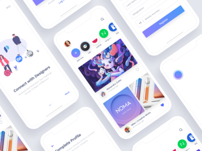 设计师社交应用(Social App For Designers)