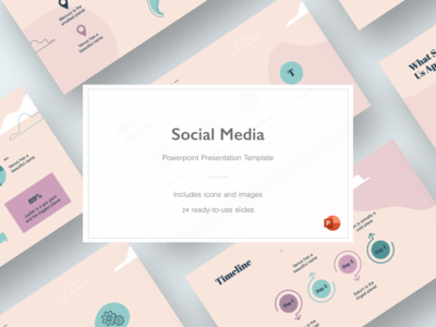 社交媒体 - 终极演示模板(Social Media - Ultimate Presentation Template)