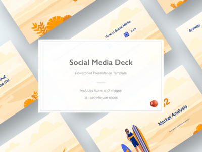社交媒体平台 - 终极演示模板(Social Media Deck - Ultimate Presentation Template)
