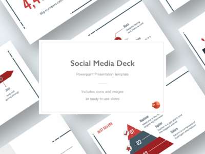 社交媒体平台 - 终极演示模板(Social Media Deck - Ultimate Presentation Template)