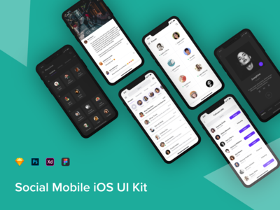 社交移动 iOS UI 工具包(Social Mobile iOS UI Kit)