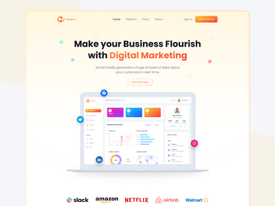 社交媒体营销登陆页面(Social Media Marketing Landing Page)