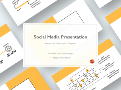社交媒体演示 - 终极模板(Social Media Presentation - Ultimate Template)
