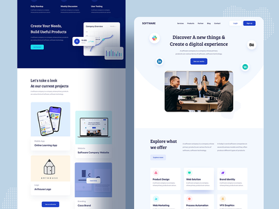 项目管理SaaS网站设计(Projects Management Saas Website Design)