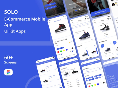 SOLO 电子商务移动应用程序 UI 套件(SOLO E-Commerse Mobile App UI Kit)