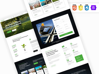 Solabam - 可再生能源和太阳能现代模板(Solabam - Renewable and Solar Energy Modern Template)