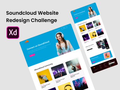Soundcloud 网站重新设计挑战(Soundcloud Website Redesign Challenge)