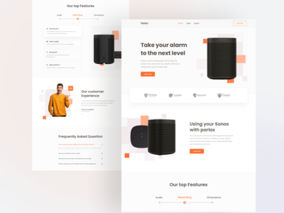 家庭安全的音响系统。(Sound system for home security.)