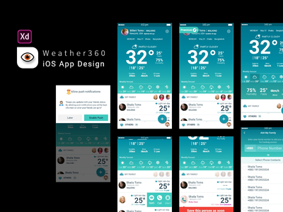 天气 iOS 应用程序设计(Weather iOS App Design)