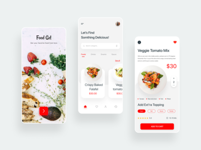 食品应用程序用户界面(Food App UI)
