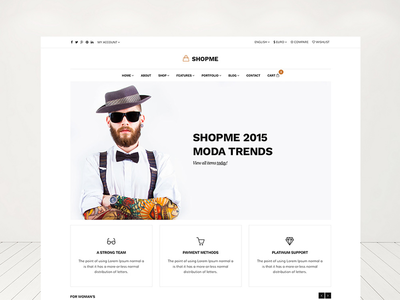 Shopme - 响应式电子商务网站模板(Shopme - Responsive eCommerce Site Template)