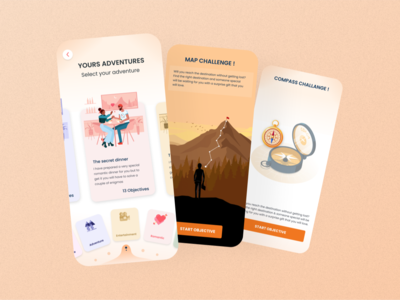 地图挑战者应用程序设计(Map challengers apps design)