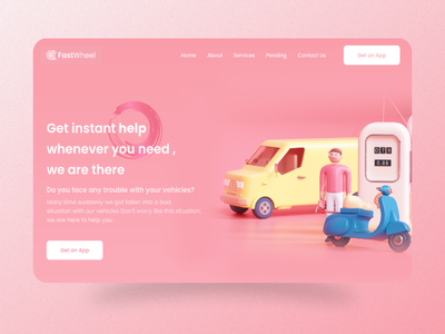 燃油车服务登陆页面(Fuel Vehicles service Landing page)