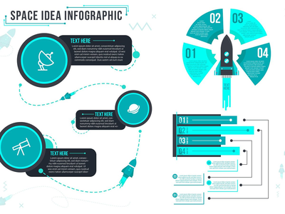 空间理念-信息图(Space Idea - Infographic)