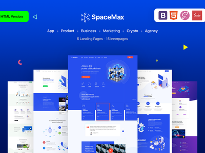 SpaceMax - 多用途 HTML 登陆页面(SpaceMax - Multipurpose HTML Landing page)