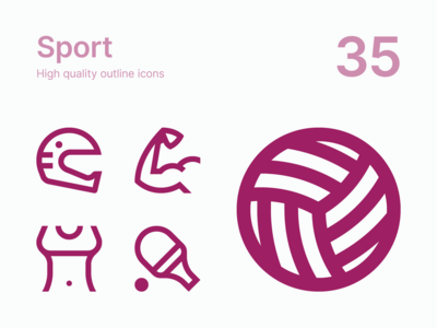 体育图标(Sports icons)