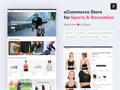 体育和娱乐电子商务商店(eCommerce Store for Sports and Recreation)
