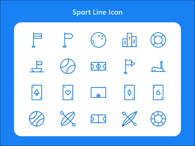 体育图标集(Sports Icon Set)
