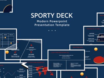 运动的PowerPoint演示模板(Sporty PowerPoint Presentation Template)