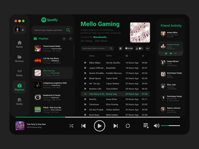 Spotify 重新设计(Spotify Redesign)