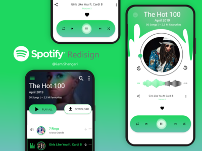 Spotify 重新设计(Spotify Redsign)