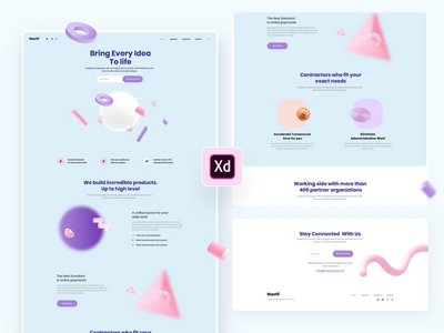 Stachi - 登陆页面设计(Stachi - Landing page Design)