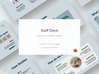 员工甲板 - 终极演示模板(Staff Deck - Ultimate Presentation Template)
