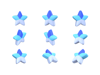 星形 3D 图标(Star 3D icon)