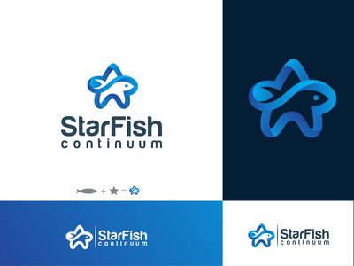 海星标志设计(StarFish Logo Design)
