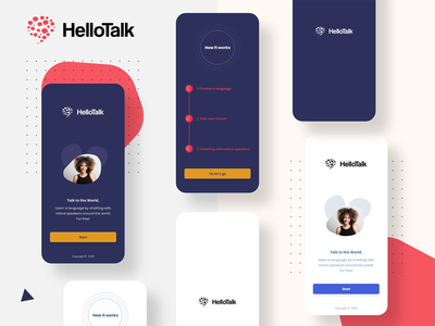 演练/介绍/介绍页面 - HelloTalk（第 1 部分）(Walkthrough / Introduction / Intro Page - HelloTalk (Part1))