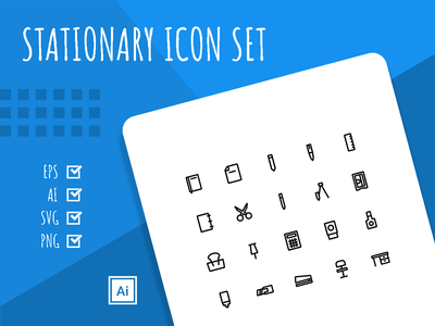 固定图标集(Stationary Icon Set)