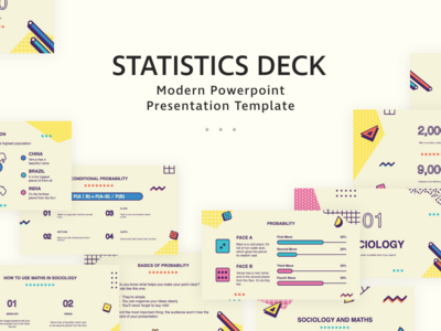 统计PowerPoint演示模板(Statistics PowerPoint Presentation Template)