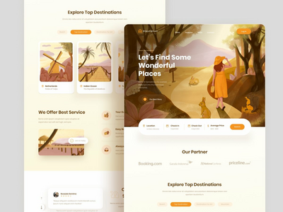 StayCation - 旅行登陆页面(StayCation - Travel Landing Page)