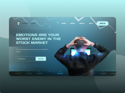 股市登陆页面(Stock Market Landing Page)