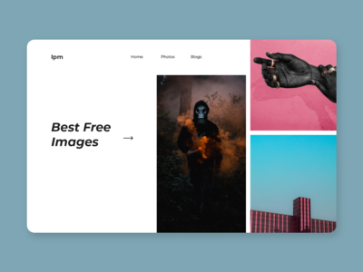 股票照片应用程序概念(Stock Photo App Concept)