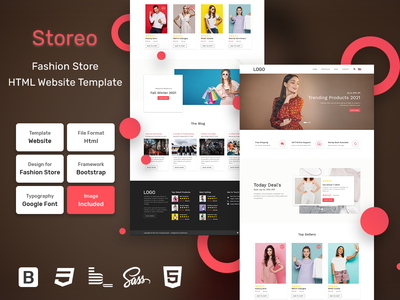 Storeo时尚商店HTML网页模板V1.1(Storeo Fashion Store HTML Web Template V1.1)