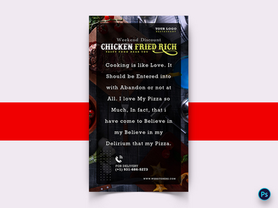 食品社交媒体帖子模板(Food Social Media Post Template)