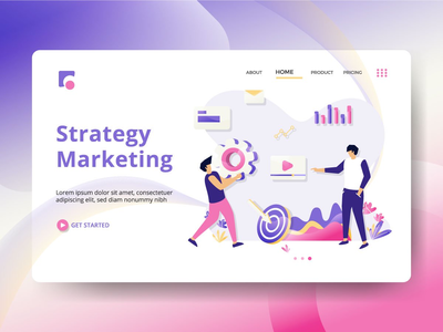 战略营销登陆页面(Strategy Marketing landing page)