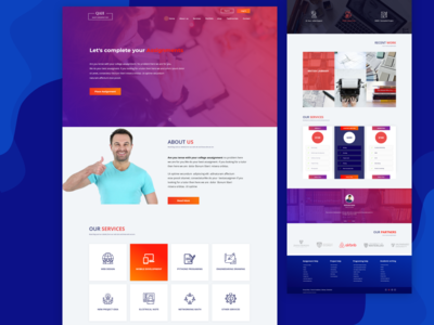 学生帮助登陆页面(Student Help Landing Page)
