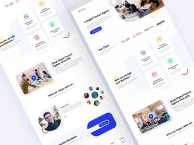 工作室设计登陆页面(Studio Design Landin Page)