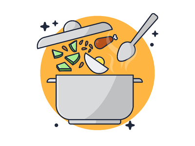 烹饪矢量图(Cooking Vector Illustration)
