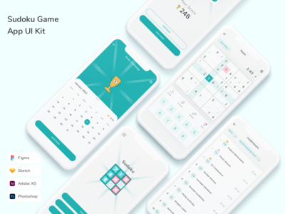 数独游戏应用程序 UI 套件(Sudoku Game App UI Kit)