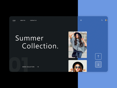 购物网页登陆界面(Shopping Web Landing UI)