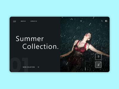 购物网页登陆界面(Shopping Web Landing UI)