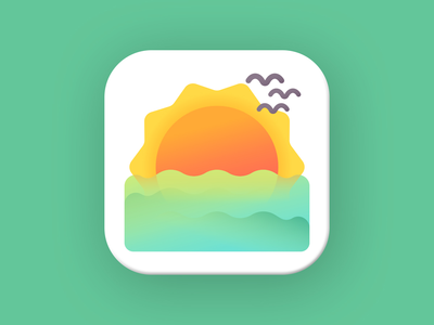 日落标志(Sunset Logo)